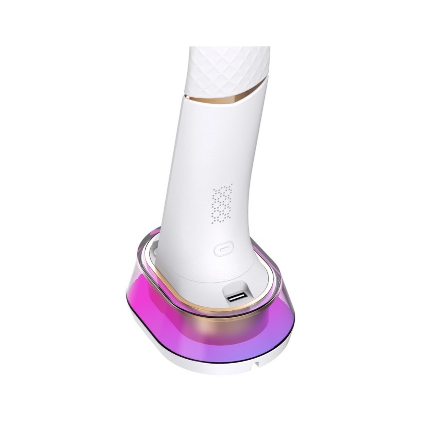 Lampe de table LED RGB à intensité variable avec charge sans fil CORELLA LED/7W/12/230V blanc