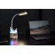 Lampe de table LED RGBW à intensité variable avec un porte-stylo FALCON LED/10W/5V