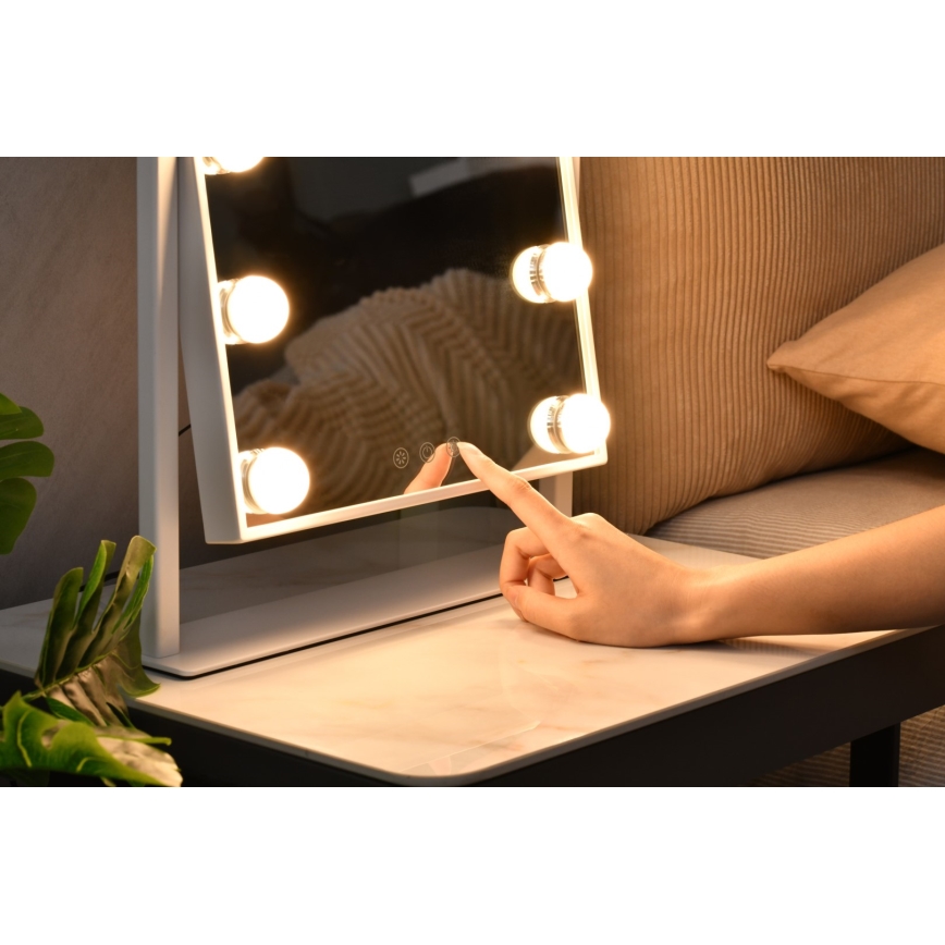 Immax 08984L - Miroir cosmétique LED à intensité variable MUST HAVE LED/12W/230V