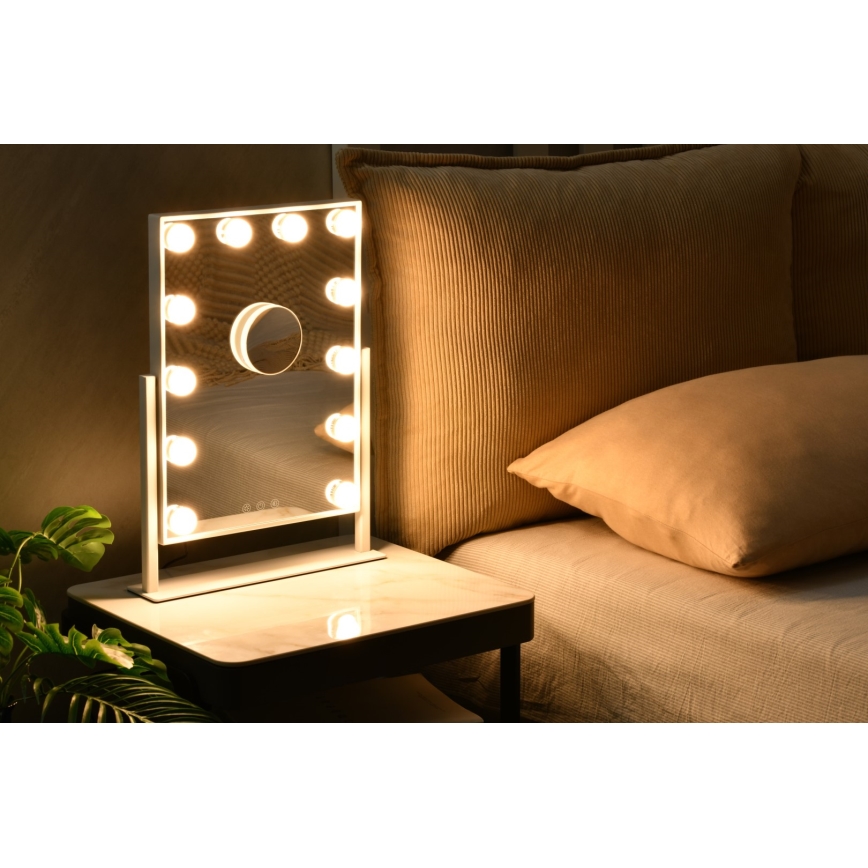 Immax 08984L - Miroir cosmétique LED à intensité variable MUST HAVE LED/12W/230V
