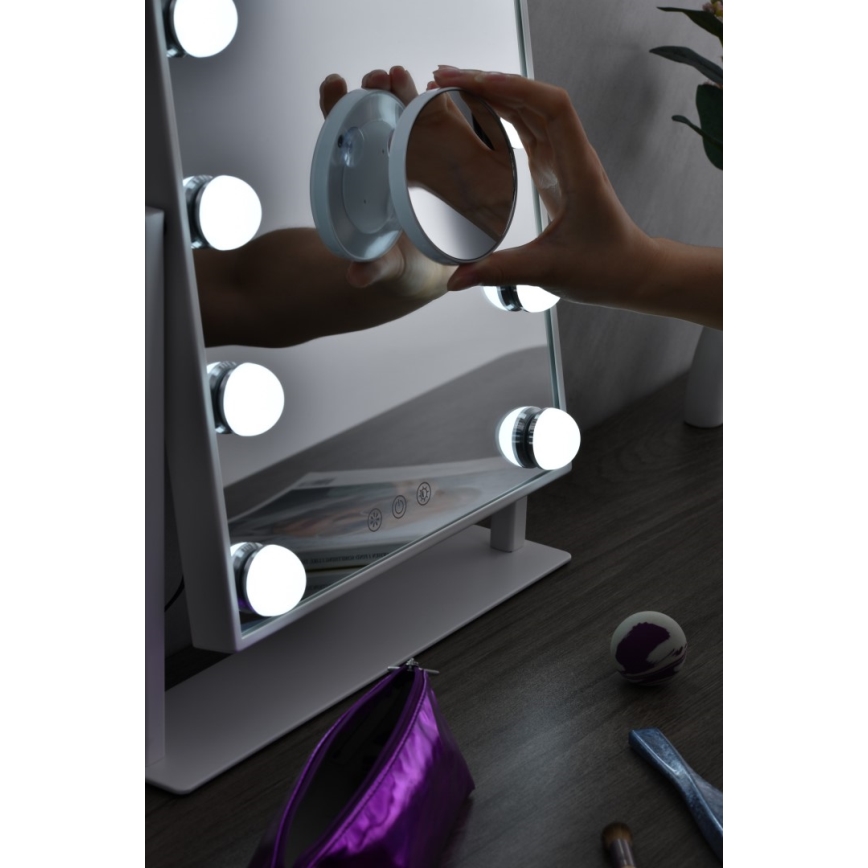 Immax 08984L - Miroir cosmétique LED à intensité variable MUST HAVE LED/12W/230V