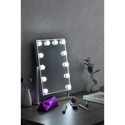 Immax 08984L - Miroir cosmétique LED à intensité variable MUST HAVE LED/12W/230V