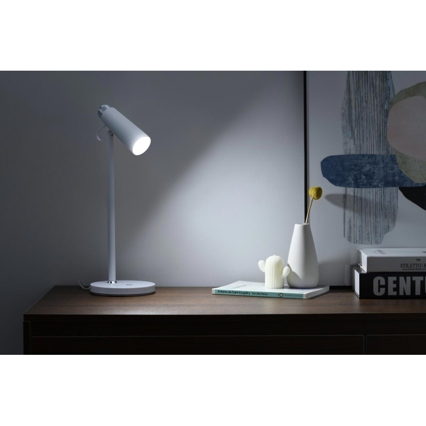 Lampe de table à intensité variable avec sans fil Qi charge TIT LED/12W/230V blanc