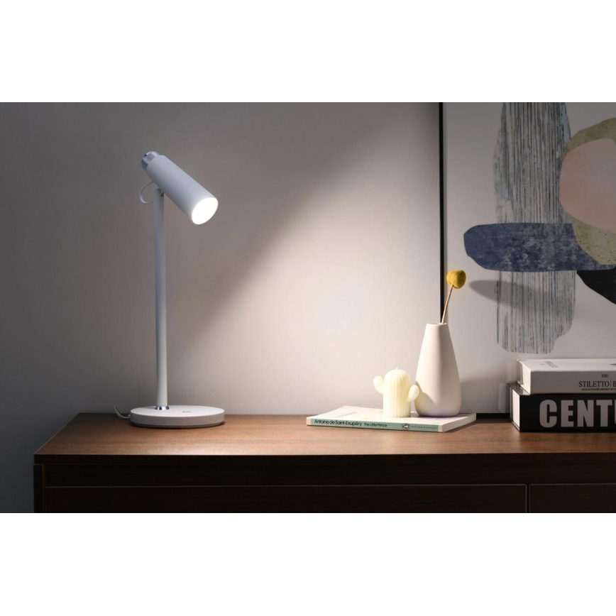 Lampe de table à intensité variable avec sans fil Qi charge TIT LED/12W/230V blanc