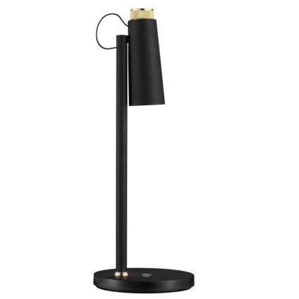 Lampe de table à intensité variable avec sans fil Qi charge TIT LED/12W/230V noir