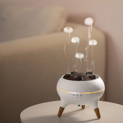 Immax 09104L - Diffuseur d'arômes et humidificateur d'air JELLYFISH LED/11W/5V