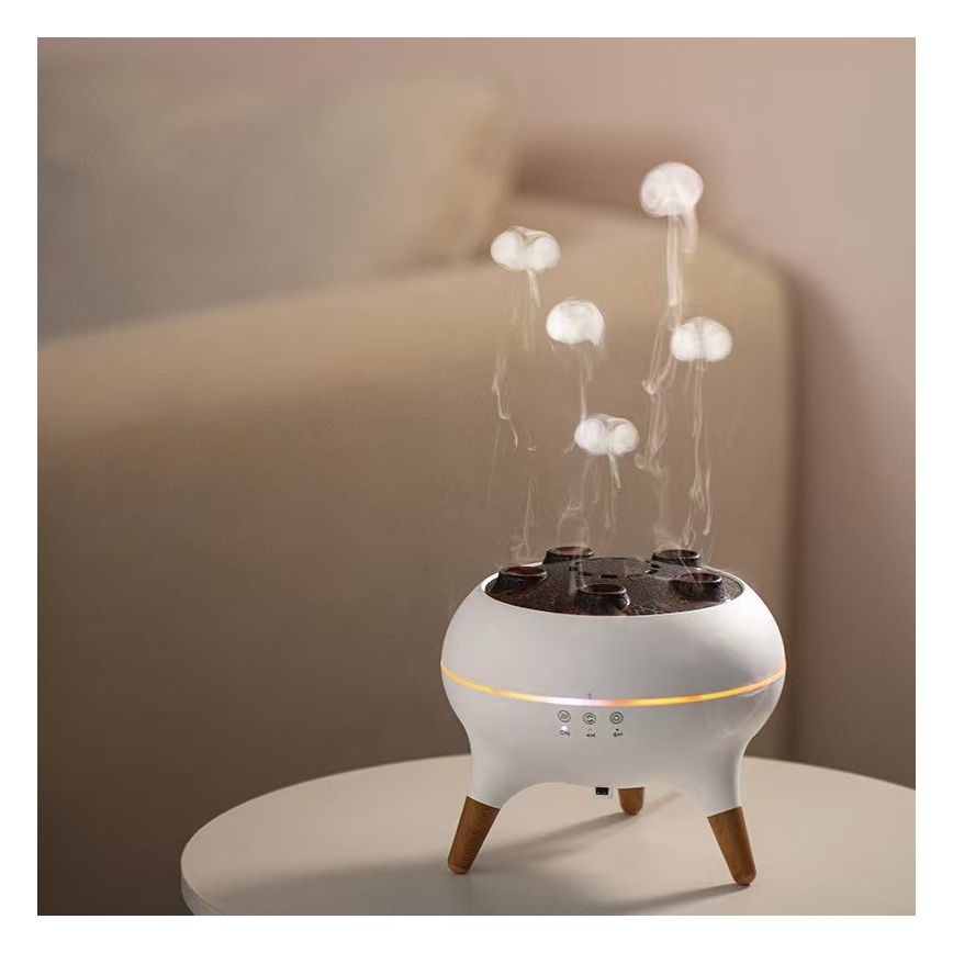 Immax 09104L - Diffuseur d'arômes et humidificateur d'air JELLYFISH LED/11W/5V