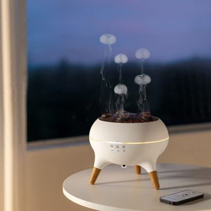 Immax 09104L - Diffuseur d'arômes et humidificateur d'air JELLYFISH LED/11W/5V