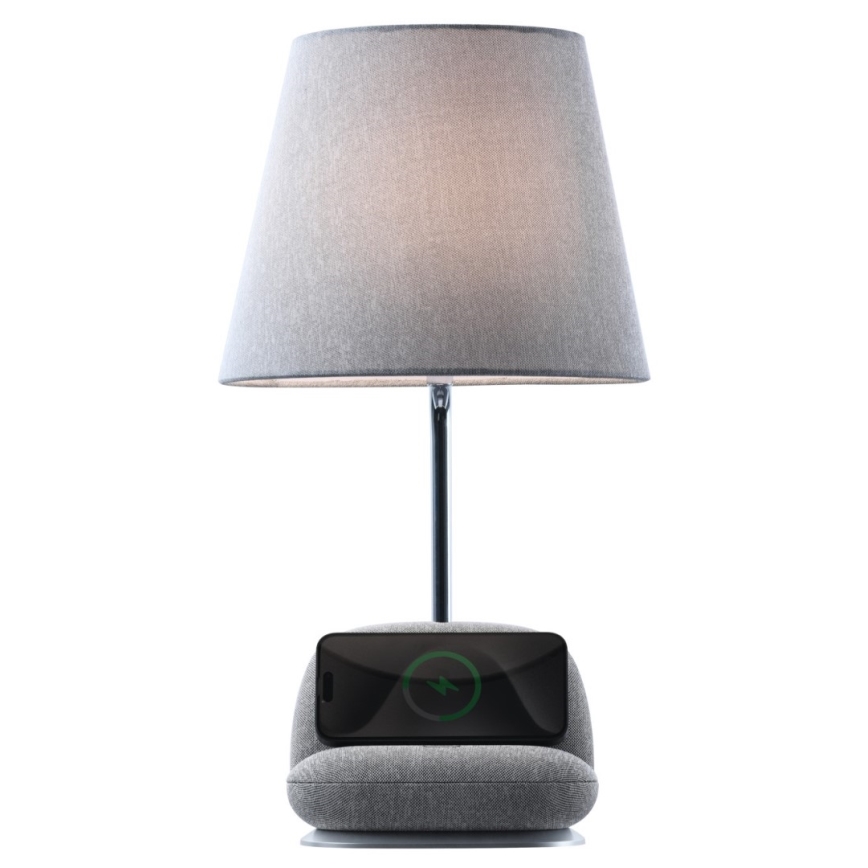 Lampe de table LED dimmable avec recharge sans fil Qi SOFA LED/6W/230V, gris