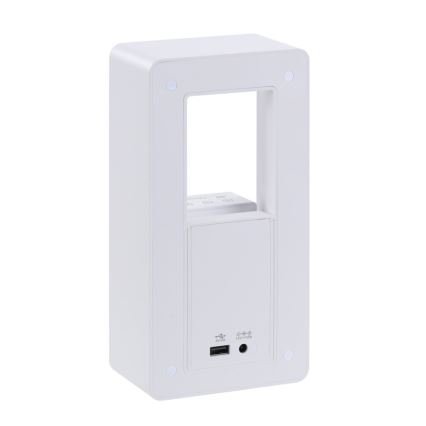 Lampe de table LED avec réveil et fonction de recharge CALM LED/3,5W/5V