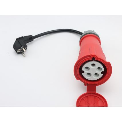 Immax - Borne de recharge EV pour véhicules électriques AC Type 2 16 A/380 V + prise 230 V, 3,7 kW, 5 m, Tuya