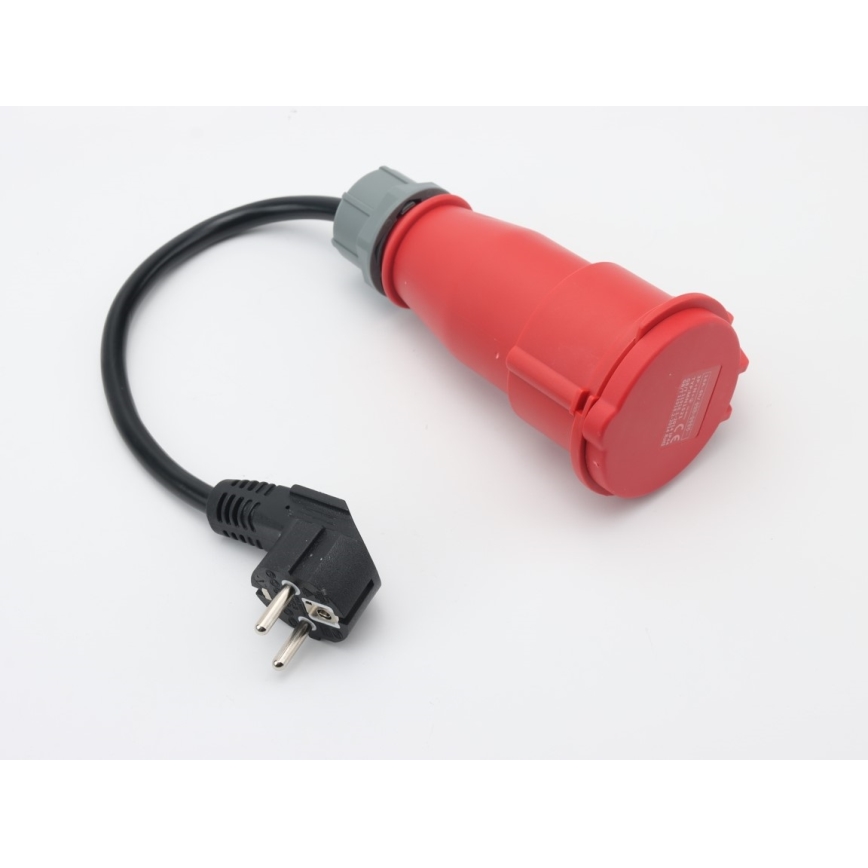 Immax - Station de recharge portable EV pour véhicules électriques, Type 2 (AC) 16 A / 380 V, 11 kW, avec prise 230 V et câble de 5 m, compatible Wi‑Fi Tuya