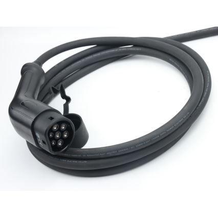 Immax - Station de recharge portable EV pour véhicules électriques, Type 2 (AC) 16 A / 380 V, 11 kW, avec prise 230 V et câble de 5 m, compatible Wi‑Fi Tuya