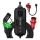 Immax - Borne de recharge EV pour véhicules électriques AC Type 2 16 A/380 V + prise 230 V, 3,7 kW, 5 m, Tuya