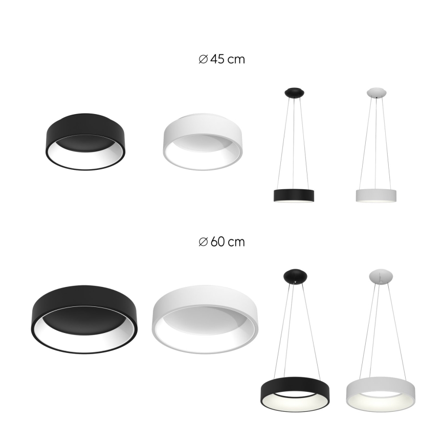 Immax NEO 07021L - Suspension à intensité variable avec télécommande AGUJERO LED/39W/230V Tuya