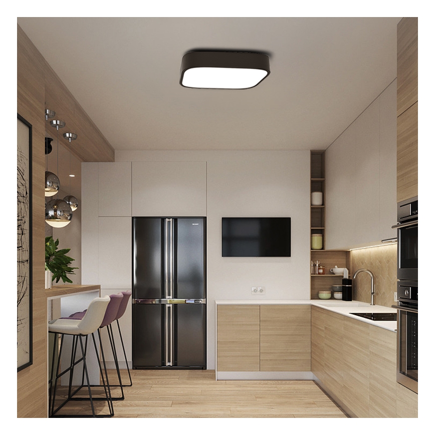 Immax NEO 07039L - Plafonnier à intensité variable RECUADRO LED/56W/230V + télécommande Tuya