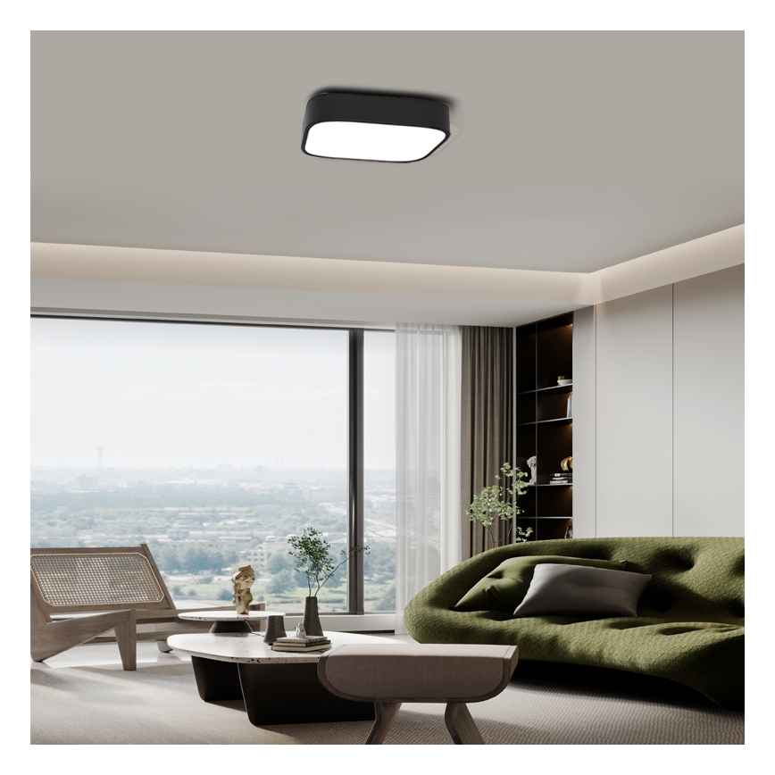 Immax NEO 07039L - Plafonnier à intensité variable RECUADRO LED/56W/230V + télécommande Tuya
