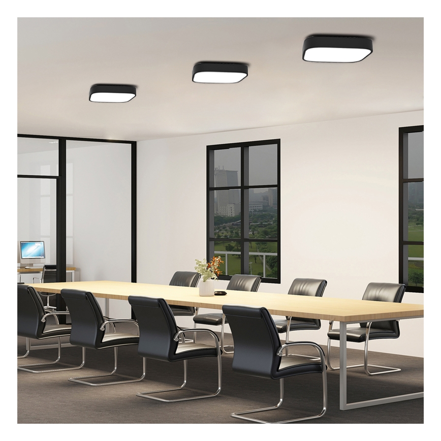 Immax NEO 07039L - Plafonnier à intensité variable RECUADRO LED/56W/230V + télécommande Tuya