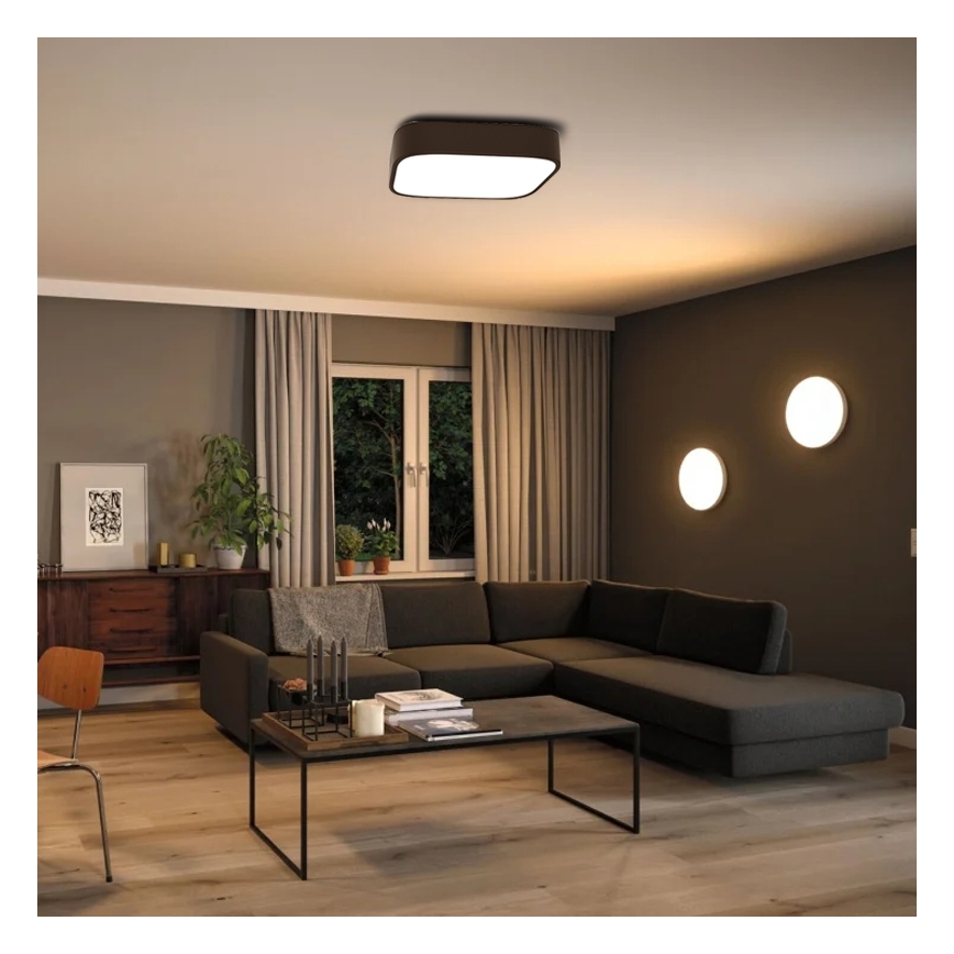 Immax NEO 07039L - Plafonnier à intensité variable RECUADRO LED/56W/230V + télécommande Tuya