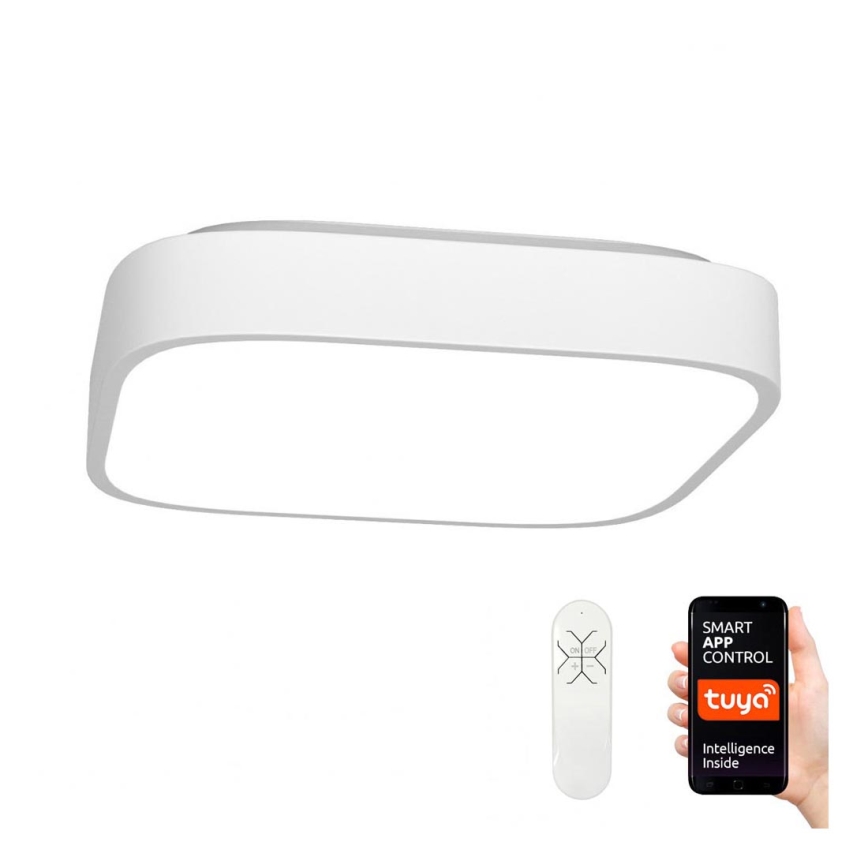 Immax NEO 07042L – Plafonnier LED à intensité variable RECUADRO LED/67W/230V + télécommande Tuya