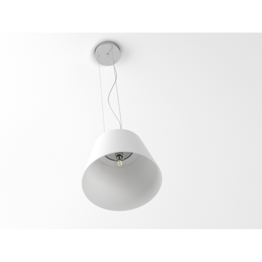 Immax NEO 07053L -Suspension filaire LED RGBW à intensité variable CONO 1xE27/8,5W/230V 32 cm Tuya + télécommande