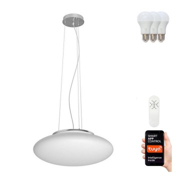 Immax NEO 07055L – Lustre LED RVB à intensité variable ELIPTICO 3×E27/8.5W/100–240V + télécommande Tuya