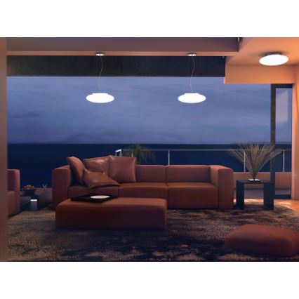 Immax NEO 07056L- Suspension filaire LED RGBW à intensité variable ELIPTICO 3xE27/8,5W/100-240V Tuya
