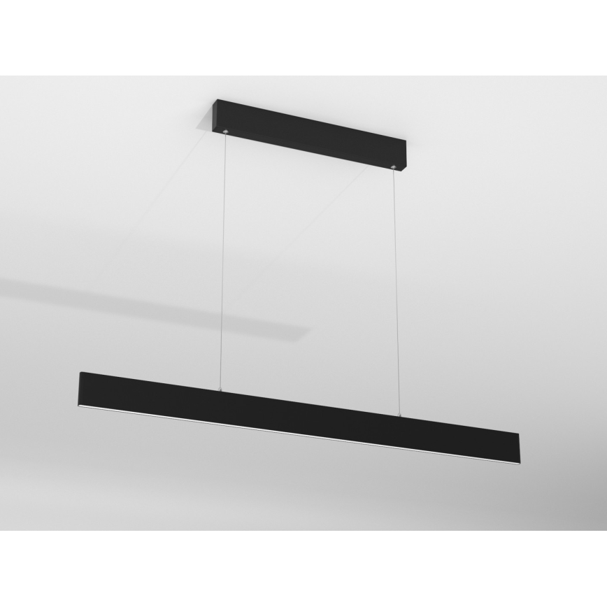 Immax NEO 07076L - Suspension filaire à intensité variable noir LISTON LED/18W/230V Tuya + Télécommande