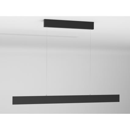 Immax NEO 07076L - Suspension filaire à intensité variable noir LISTON LED/18W/230V Tuya + Télécommande