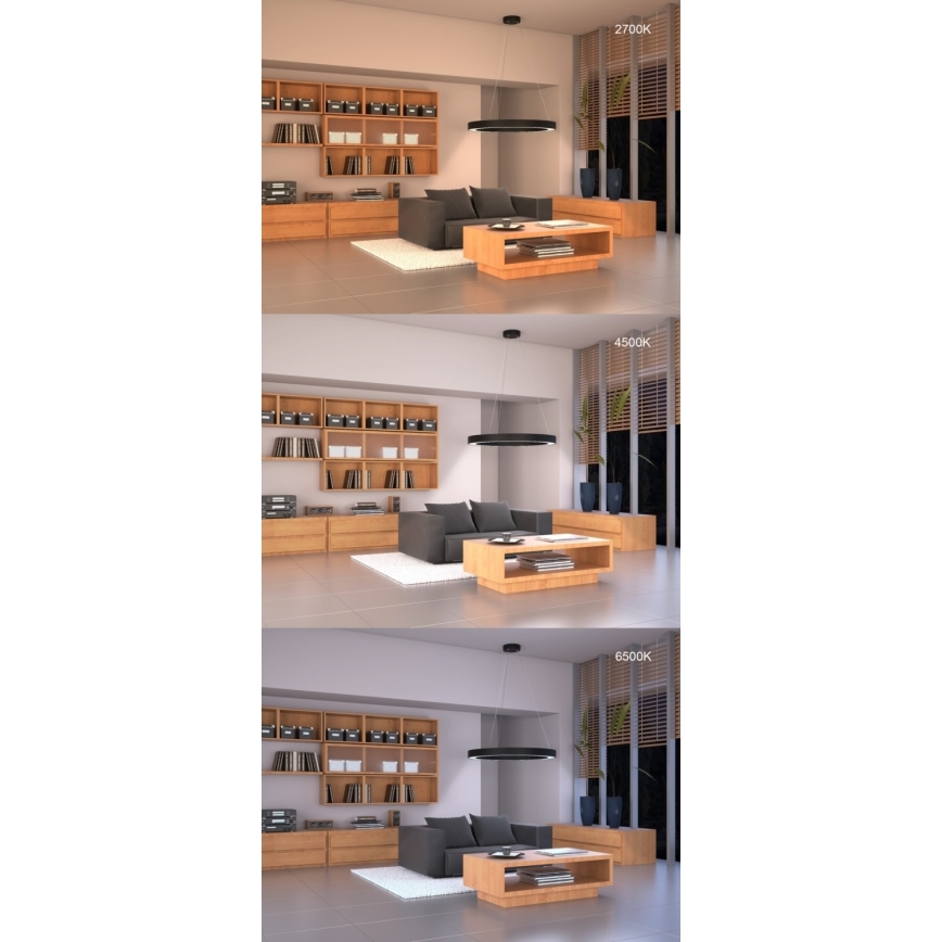 Immax NEO 07093L - Suspension filaire LED à intensité variable PASTEL LED/52W/230V 60 cm + télécommande Tuya