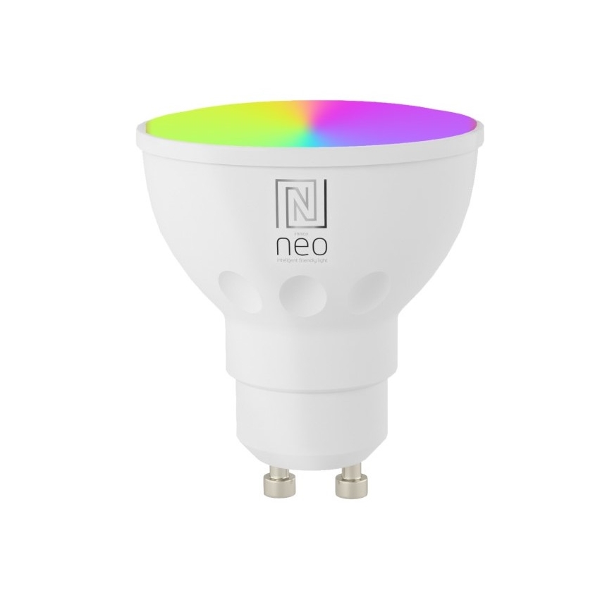 Immax NEO 07118B-2 - Spot mural extérieur LED RGB+CCT à intensité variable PARED 2xGU10/5,5W/230V Wi-Fi Tuya IP65