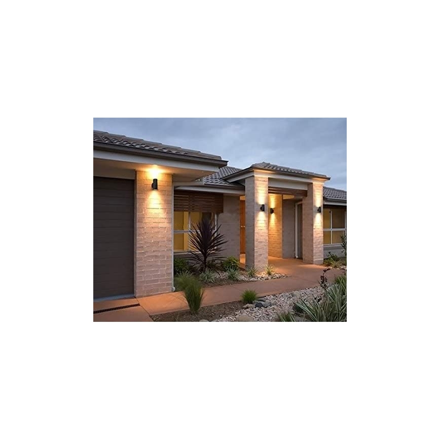 Immax NEO 07118B-2 - Spot mural extérieur LED RGB+CCT à intensité variable PARED 2xGU10/5,5W/230V Wi-Fi Tuya IP65