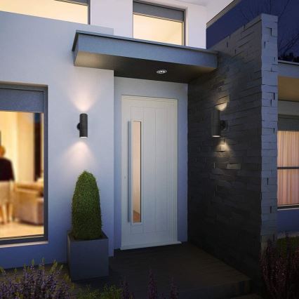 Immax NEO 07120B - Luminaire LED RVB à intensité variable PARED 2xGU10/9W/230V IP65 Tuya