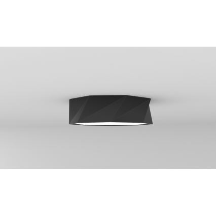 Immax NEO 07130-B40 - LED SMART Plafonnier à intensité variable DIAMANTE noir LED/31W/230V + télécommande 40cm Tuya ZigBee