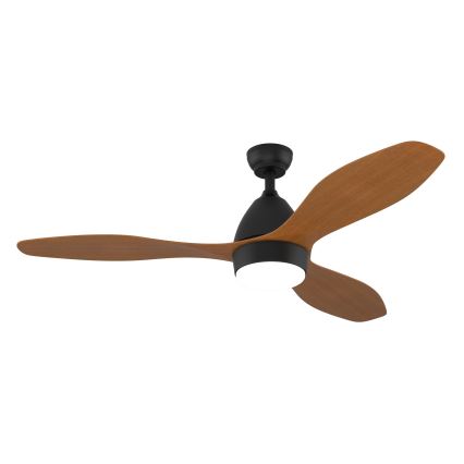 Immax NEO 07141-B - Ventilateur de plafond LED NEO LITE FRESCO LED/18W/230V Tuya Wi-Fi noir/marron+ télécommande