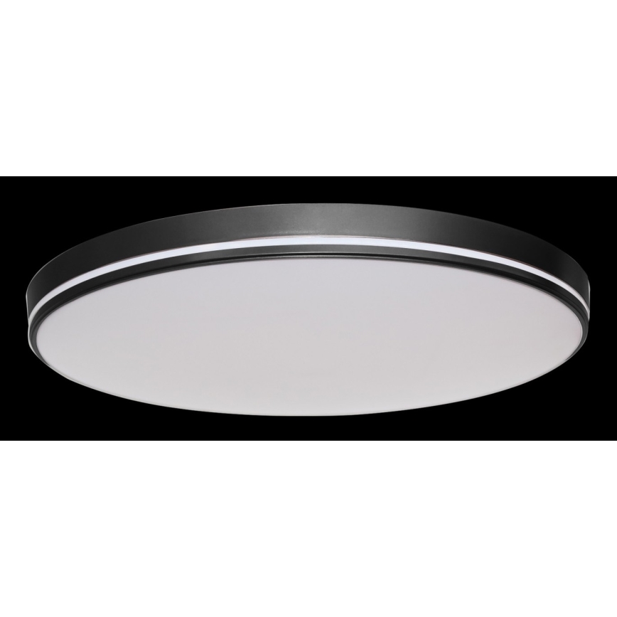 Immax NEO 07148-B40 - Plafonnier LED à intensité variable NEO LITE AREAS LED/24W/230V Tuya Wi-Fi noir + télécommande
