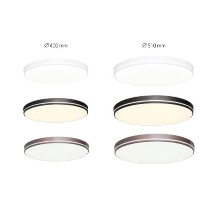 Immax NEO 07149-W51 - Plafonnier à intensité variable NEO LITE AREAS LED/48W/230V Tuya Wi-Fi blanc + télécommande