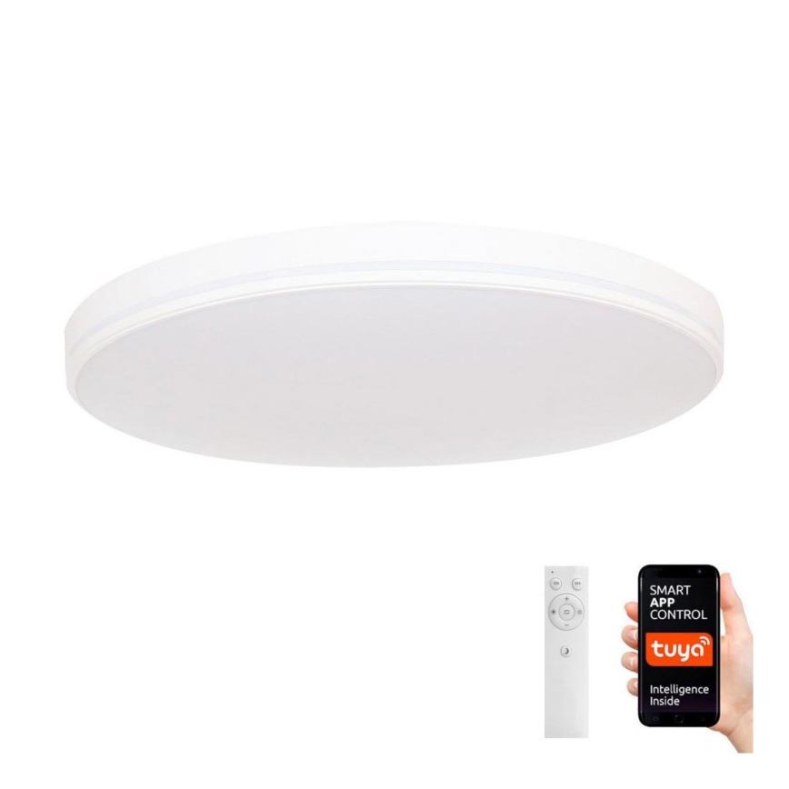Immax NEO 07149-W51 - Plafonnier à intensité variable NEO LITE AREAS LED/48W/230V Tuya Wi-Fi blanc + télécommande