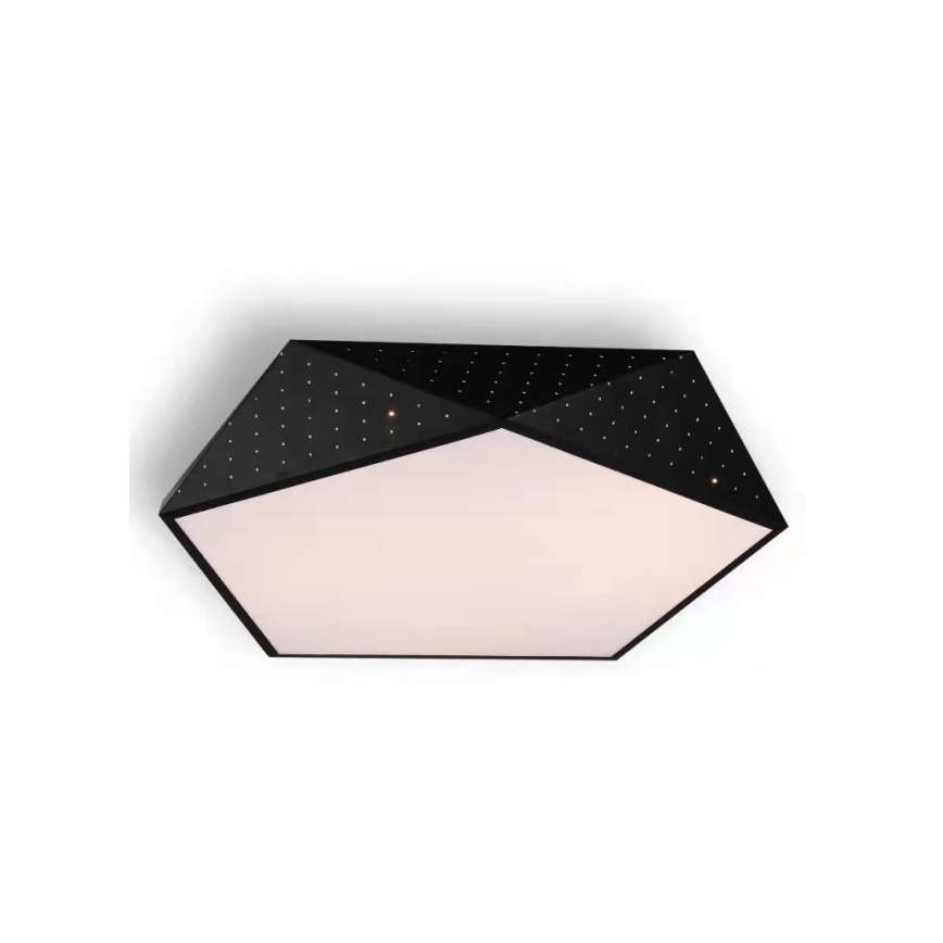 Immax NEO 07151-B40 - Plafonnier LED à intensité variable BRILIANT LED/20W/230V Wi-Fi Tuya noir + télécommande