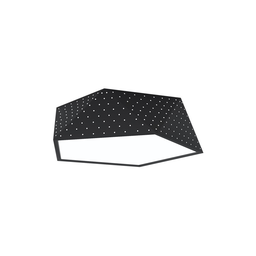 Immax NEO 07151-B40 - Plafonnier LED à intensité variable BRILIANT LED/20W/230V Wi-Fi Tuya noir + télécommande