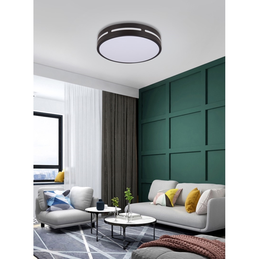 Immax NEO 07152-B50 - Plafonnier à intensité variable LED NEO LITE PERFECTO 24W/230V Wi-Fi Tuya + Télécommande