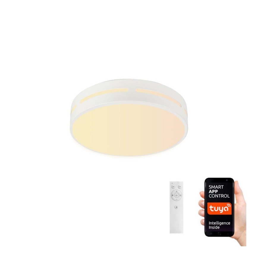 Immax NEO 07153-W40 - Plafonnier à intensité variable NEO LITE LED PERFECTO 24W/230V Wi-Fi Tuya + Télécommande