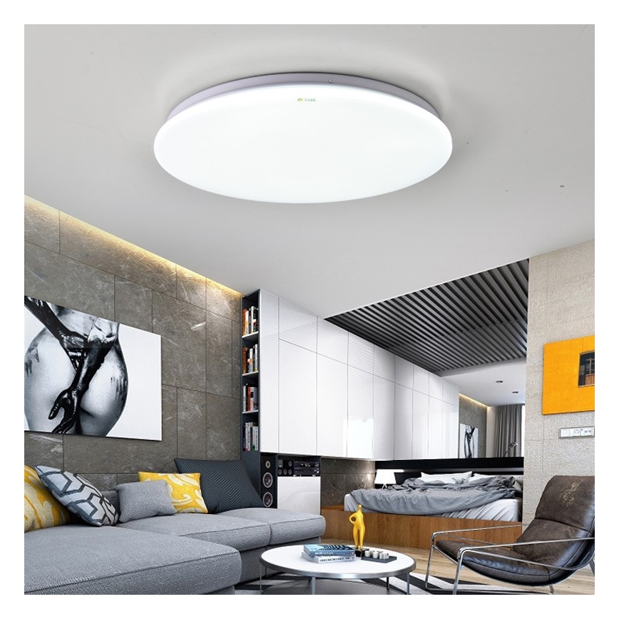 Immax NEO 07156-38 - Luminaire LED à intensité variable ANCORA LED/24W/230V 2700-6500K Wi-Fi +télécommande Tuya