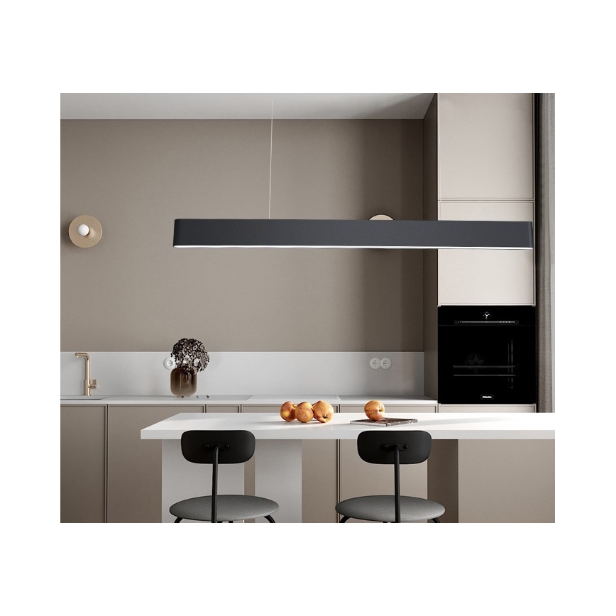 Immax NEO 07157-B120X - Suspension LED RGB+CCT à intensité variable MILANO LED/40W/230V Tuya noir