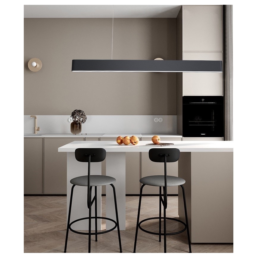 Immax NEO 07157-B120X - Suspension LED RGB+CCT à intensité variable MILANO LED/40W/230V Tuya noir