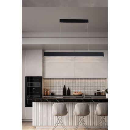 Immax NEO 07157-B120X - Suspension LED RGB+CCT à intensité variable MILANO LED/40W/230V Tuya noir