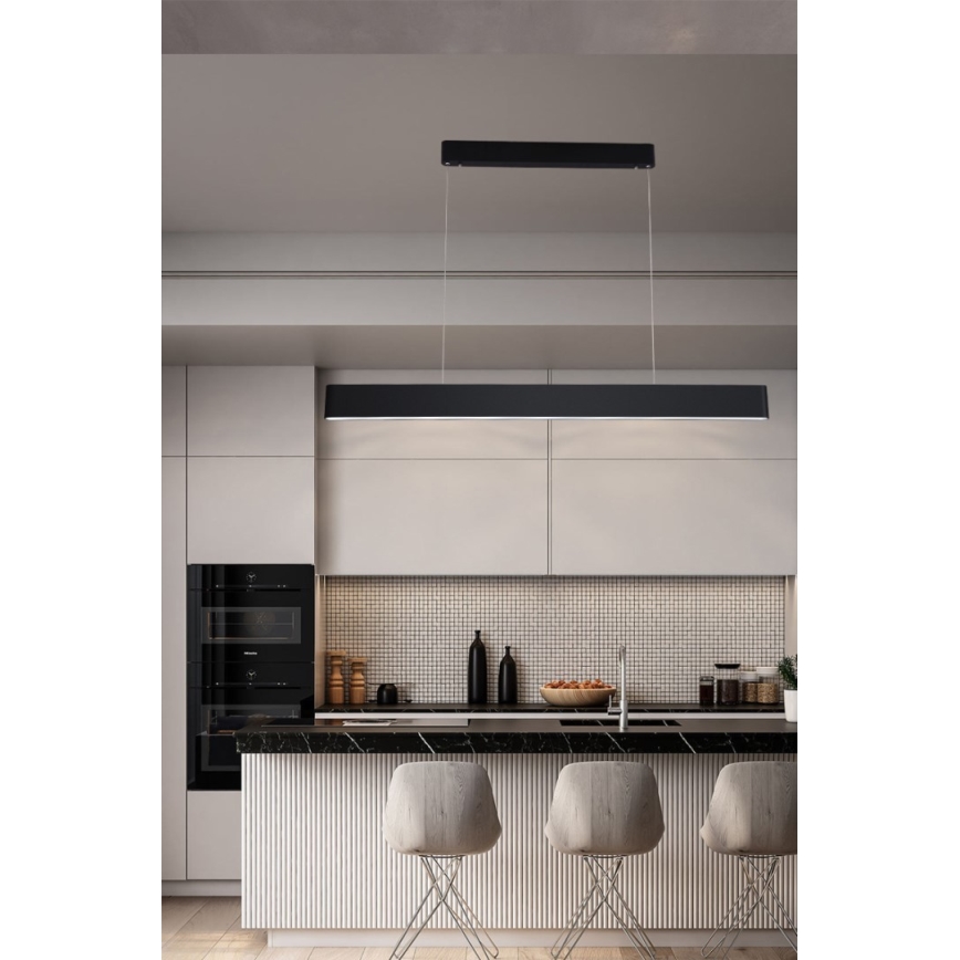 Immax NEO 07157-B120X - Suspension LED RGB+CCT à intensité variable MILANO LED/40W/230V Tuya noir