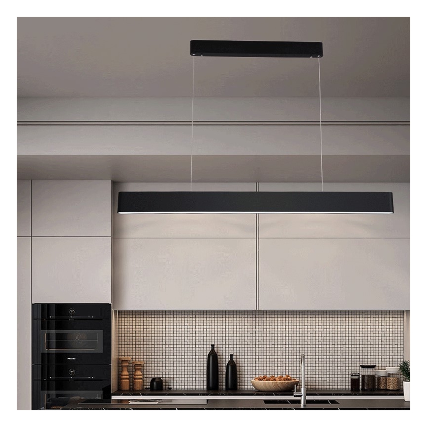 Immax NEO 07157-B120X - Suspension LED RGB+CCT à intensité variable MILANO LED/40W/230V Tuya noir