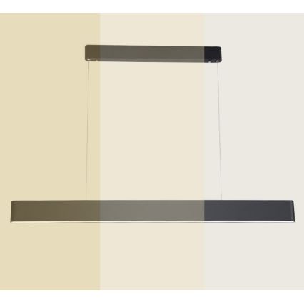 Immax NEO 07157-B120X - Suspension LED RGB+CCT à intensité variable MILANO LED/40W/230V Tuya noir