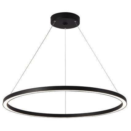 Immax NEO 07158-B80 - Lustre LED à intensité variable sur un fil FINO LED/60W/230V Tuya noir + télécommande